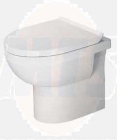 Duravit No.1 Toilet seat and cover hinges stainless steel standard Close 0026110000