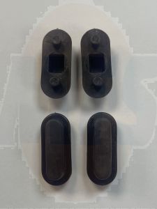 VITRA BUFFERS BROWN SOLD AS AN SET OF 4 (420814YP1TE) 