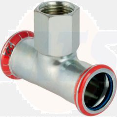 GEBERIT Mapress CSt. Tee F.I. FKM d28mm Rp1/2" d1=28mm 51418 1.0034/1009