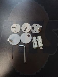 Porcelanosa / Noken Hotels seat hinges kit  100084067 / N356330432 Hinges only