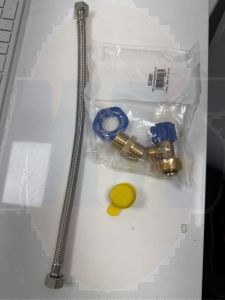 Porcelanosa Noken Cistern kit braided hose and fixing Kit 100180527 / N499817089