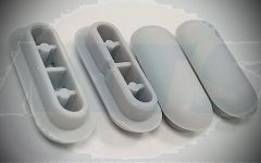 VITRA BUFFERS SET OF 4 GREY