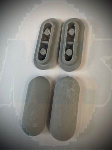 VITRA SET OF 4 BUFFERS SOLD AS SEEN