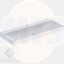 Geberit ONE washbasin, vertical outlet: B=120cm, T=48cm, Tap hole=central, Overflow=without, white / KeraTect  505.020.01.5