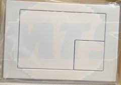 FLUSH BUTTON BOARD M10 WHITE GLOSS SPP/373/0/K