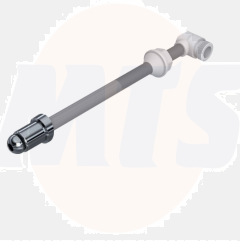 Plastic bidet tube with Chrome tip 200273