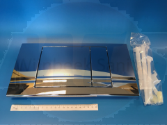 227559 Schwab operation plate Riva Duo, chrome finish