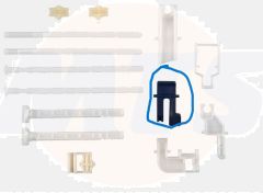 SCHWAB ASSEMBLY KIT FOR FLUSHING PLATES - OLD MODELS GALA, VIVA, RIVA, RIVA DUO, TARGA, ONDA, LINE, RIVA MINI, RIVA DUO MINI, POINT, POINT DUO 228582-9