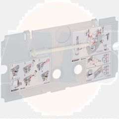 240512001 Geberit Spare Part 240.512.00.1 Protection plate for concealed cistern Front actuation
