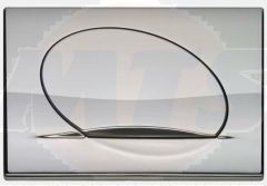 Schwab complete flush plate OVATE 257419  matt chrome-plated 3838912027702