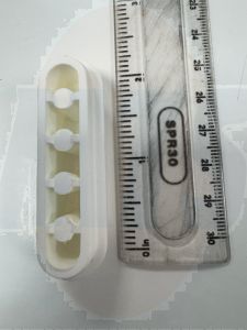 2 inches x 1/2 inch Toilet seat Long Buffers White 3325414 sold as PAIR