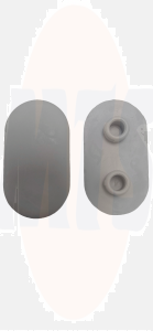 Vitra Grey Slim Seat Buffers 313962 