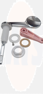 Dudley 315568 CP Dimple 120mm Cistern Lever