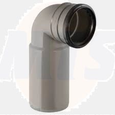 Geberit 367.002.00.1 PVC Connector 90 Degree Bend 367002001