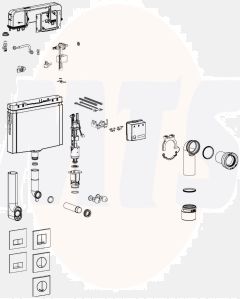 SCHWAB CONCEALED CISTERN 399