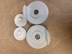 405127 Haro buffer set WP59 + SP59, Sanimed 59, adjustable, angle buffer, polyamide / polyethylene