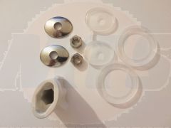 Haro Toilet Seat hinge kit and  washers 407605