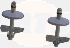 Haro hinge SoftClose flat 409466 F0102G hinge Stainless Steel , BVO folding dowel, pivot point height 19mm