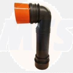 VITRA VERTICAL 90 DEGREE OULET PIPE 437420YP