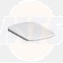 Geberit Selnova Compact WC seat, square design, fastening from above: Soft-closing mechanism =no, Quick-release hinges=no, Fastening=from above, white  501.928.01.1