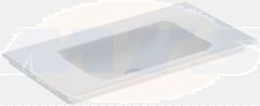 Geberit ONE vanity basin, vertical outlet: B=90cm, T=48cm, Tap hole=without, Overflow=without, white / KeraTect  505.011.01.3