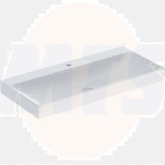 Geberit ONE washbasin, vertical outlet: B=105cm, T=48cm, Tap hole=central, Overflow=without, white / KeraTect  505.020.01.4