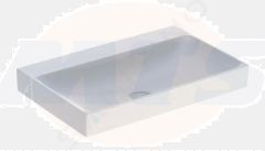 Geberit ONE washbasin, vertical outlet: B=75cm, T=48cm, Tap hole=without, Overflow=without, white / KeraTect  505.021.01.2