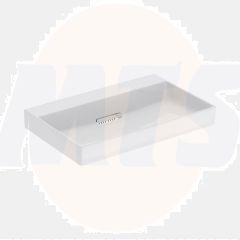 Geberit ONE washbasin, horizontal outlet: B=75cm, T=48cm, Tap hole=without, Overflow=without, white / KeraTect, glossy white   505.035.00.1