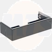 Geberit ONE cabinet for washbasin, with one drawer: Washbasin width=105cm, H=26.6cm, T=47cm, lava / matt coated  505.074.00.3