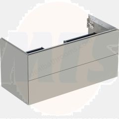 Geberit ONE cabinet for washbasin, with two drawers: Washbasin width=105cm, H=50.4cm, T=47cm, greige / matt coated  505.264.00.7