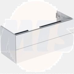 Geberit ONE cabinet for washbasin, with two drawers: Washbasin width=120cm, H=50.4cm, T=47cm, oak / wood-textured melamine 505.265.00.5