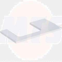 Geberit ONE washtop, left cut-out, for lay-on washbasin: B=90cm, H=3cm, T=47cm, white / high-gloss coated  505.303.00.1