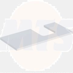 Geberit ONE washtop, right cut-out, for lay-on washbasin, bowl shape: B=105cm, H=3cm, T=47cm, white / high-gloss coated  505.314.00.1