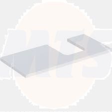 Geberit ONE washtop, right cut-out, for lay-on washbasin, bowl shape: B=105cm, H=3cm, T=47cm, white / matt coated  505.314.00.2