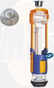 Regiplast 6000 NF Universal Flushing Mechanism with Double Flow Pushbutton, White / 3544002000615