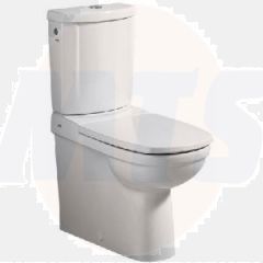 573620 Keramag toilet seat Vitelle chrome with lid hinges, white