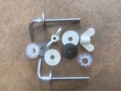 Keramag Nova Top Toilet Seat Hinges  598053000 / 571140