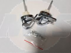 Chrome toilet seat hinge pair 69548 - 0001