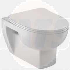 JACOB DELAFON ODEON TOILET SEAT COVER P 8407K-00 STANDARD CLOSE SEAT ORIGINAL IN WHITE