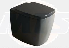 Galassia Thermosetting wrap around seat-cover, Soft Close black 8977NE