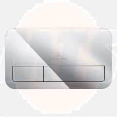 Villeroy and Boch ViConnect Chrome Dual Flush Plate - 92249061