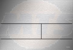 Tece Square flush plate 9240830  Brushed steel finish 220mm wide x 150mm high