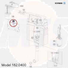 A2 Schwab inner plate for concealed cistern 182.0400