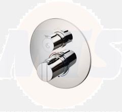 Ideal Standard  Easybox Slim BI thermostatic bath / shower mixer with diverter and round faceplate  A5879AA
