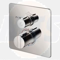 Ideal Standard  Easybox Slim BI thermostatic shower mixer with diverter and square faceplate  A5880AA