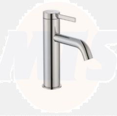 Roca  Basin mixer smooth body with click clack waste, Cold Start C0 Chrome A5A3A9EC00