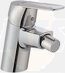 Roca  Alfa smooth body bidet mixer 3/8" flexible tails A5A6D25C00
