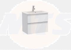 Roca Unik The Gap Compact 2 Drawer 600mm Glossy White A851495806