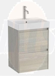 Roca  UNIK 2 Drawer 450mm CPT White Oak A851681512