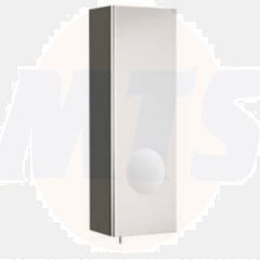 Roca  Luna mirrored cabinet 200 x 600mm right-hand - gloss anthracite grey A856843153